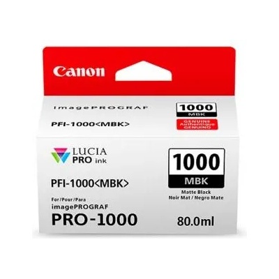 Canon PFI-1000MBK Matt Black (BS0545C001AA)