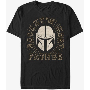 ZOOT. Fan Черна тениска за мъже ZOOT. Fan Star Wars Mando Dad Helmet ZOOT. Fan | Cheren | МЪЖЕ | L