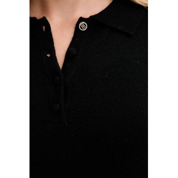 Fracomina Вълнен пуловер Fracomina в черно FR25WT7008K47301 (FR25WT7008K47301)