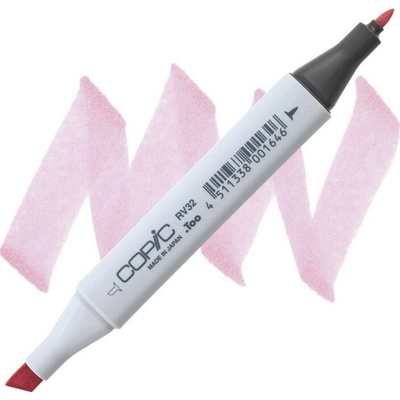 Lihová fixa COPIC Classic oboustranná Fine & Chisel, Shadow pink (RV32)