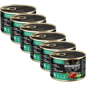 RAFI Super Rafi Cat Sterilised P&F Goose and Turkey liver 6 x 185 g