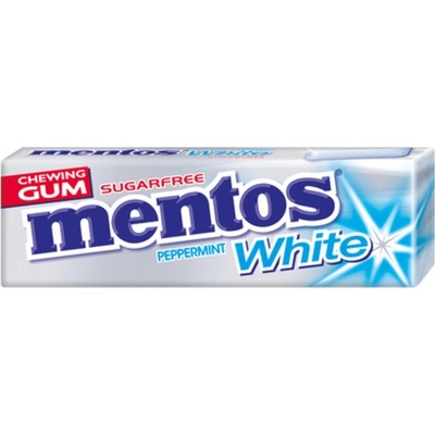 Mentos Gum White Peppermint 14 g