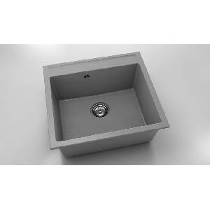 FAT Мивка Vanguard 226, Fat Granite, 1007 Тъмносив, с включен сифон - bogdanmebel Мивка за вграждане