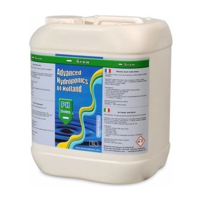pH Down Grow 5L - регулатор за сваляне на Ph във фаза Растеж