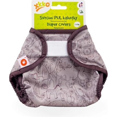 XKKO Svrchní PUL kalhotky Newborn Safari Atmosphere