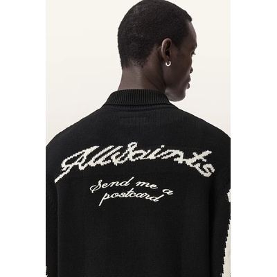 AllSaints жилетка мъжка от памук ADRIAN (M045KE)
