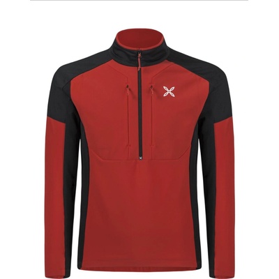 MONTURA mikina FORCE ANORAK červeno/černá