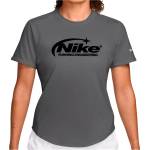 Nike Дамска тениска Nike Women's Swift Dri-FIT Running Top Running shirt - Thunder Blue / Reflective Silver (916-7169-0214)