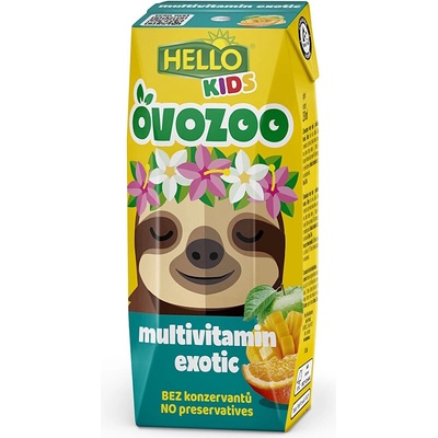 Hello Multivitamín 18 x 250 ml