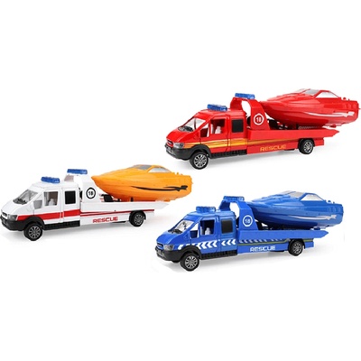 Метален камион-товарач с яхта 889-362