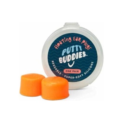 Putty Buddies plávajúcich silikónových štupľov do uší Oranžová 1 pár