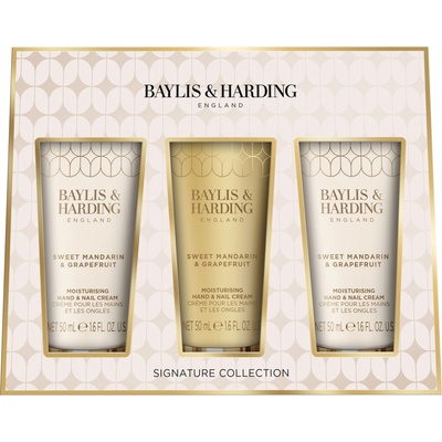 Baylis & Harding Sweet Mandarin & Grapefruit krém na ruky a nechty 3x50 ml kozmetická sada
