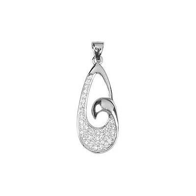 Infinitysilver Stříbrný přívěsek zdobený zirkony L446844