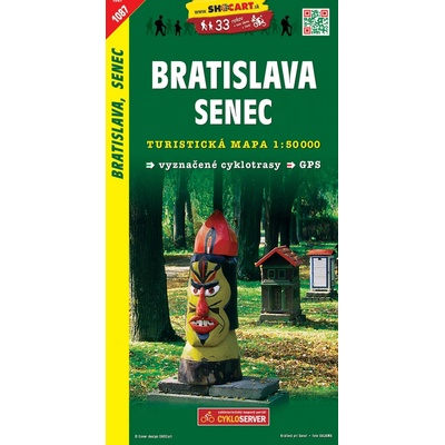 SHOCart Turistická mapa SHOCart Slovensko 1087 Bratislava Senec 1:50 000 – Hledejceny.cz