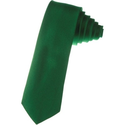 Tenká kravata zelená