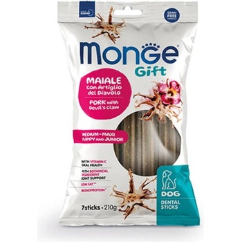Monge Gift Дентални пръчици Monge Gift Puppy& Junior Medium-Maxi - 0.210кг