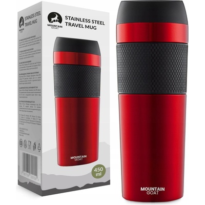 Mountain Goat termohrnek Travel 450 ml červený