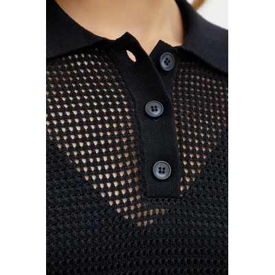 Ivy Oak Памучна тениска с яка Ivy Oak FLO (IO113164)