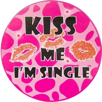 Růžička Led placka Kiss Me 12 cm