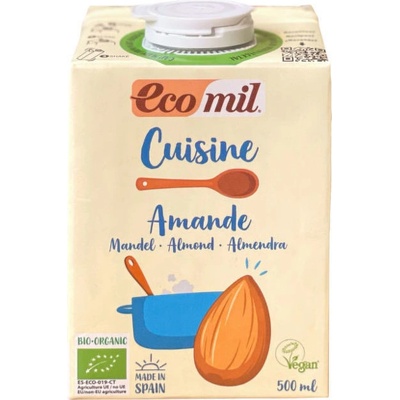 Ecomil Bio Krém mandlový na varenie 500 ml
