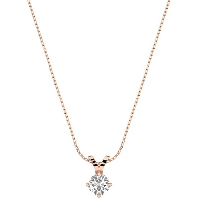 Cara Diamanti Дамско колие от розово злато с диамант 0.40Ct Cara Diamanti K104-10037R(4.7) (K104-10037R(4.7))