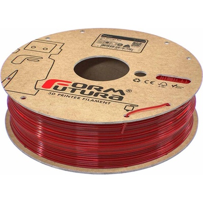 FormFutura PETG филамент FormFutura HDglass, 1.75 mm, 0.75 kg, See Through Red