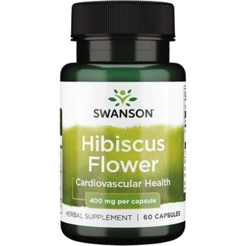 Swanson Hibiscus Flower 400 mg [60 капсули]