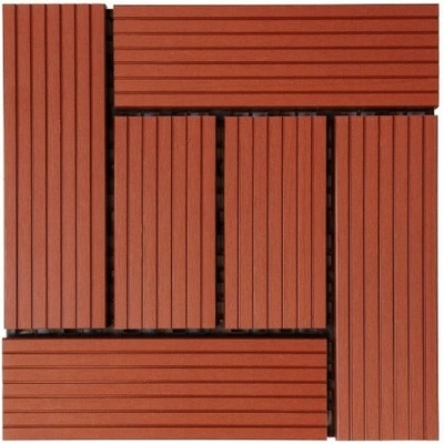 WPC Terasa doska červená 30x30 cm 6 ks