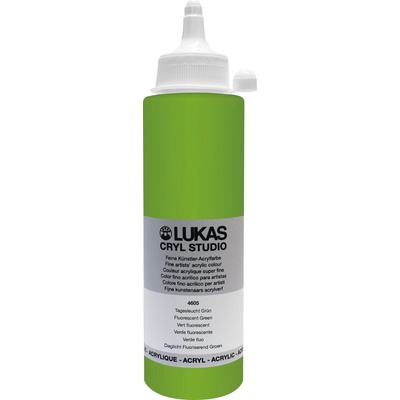 LUKAS Cryl Studio АКРИЛНА боя Fluorescent Green 250 ml 1 бр (46050250)