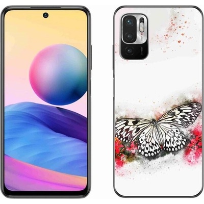 Pouzdro mmCase Gelové Xiaomi Poco M3 Pro/5G - černobílý motýl