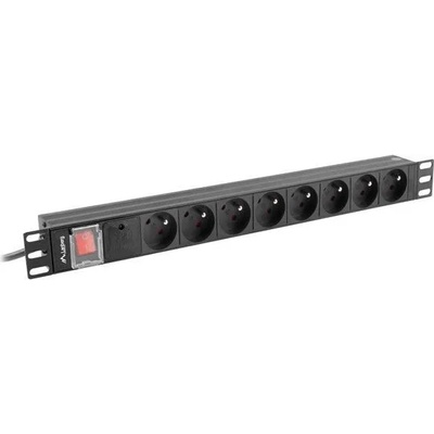 Lanberg 8 Plug 16A 2 m Switch (PDU-08E-0200-BK)
