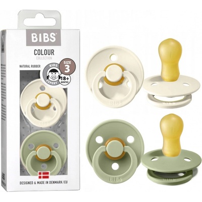 Bibs Colour kaučuk Sage Ivory 2 ks – Zbozi.Blesk.cz