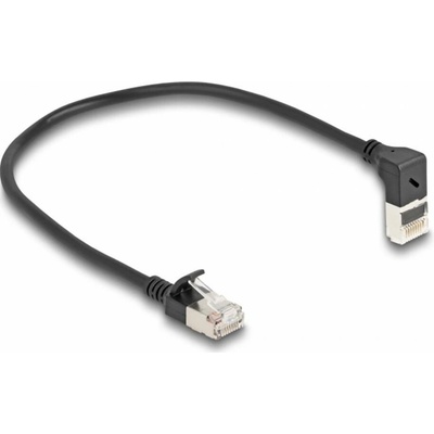 Delock 80285 RJ45 CAT 6A S/FTP 0,25m černý