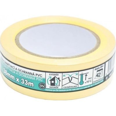 Mako zakrývací štukatérská PVC páska 38 mm x 33 m