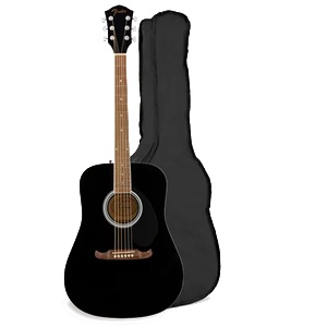 Fender FA-125 Dreadnought, Black с чанта