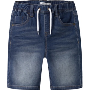 NAME IT Детски къси панталони Name it Kid's Ryan Jogger Denim L Shorts - Dark Blue Denim - размер 92 (EU) (701-4708-0111)
