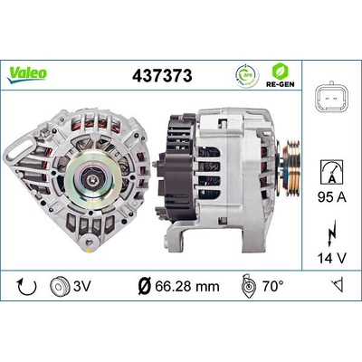 Alternátor VALEO 437373