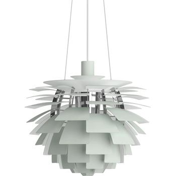 Louis Poulsen PH Artichoke Висяща лампа 48 см, хром, салвиено зелено (5741115686)