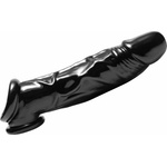 Master Series Fuk Tool Penis Sheath and Ball Stretcher Black