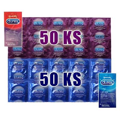 Durex mix Elite/Extra Safe 100ks
