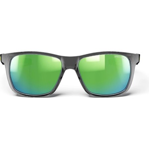 Julbo Детски слънчеви очила Julbo Kid's Elwood Spectron S3 (VLT 12%) Sunglasses - Black / Smoke Grey / Green Flash - размер 6-10 Years (205-5923-0111)