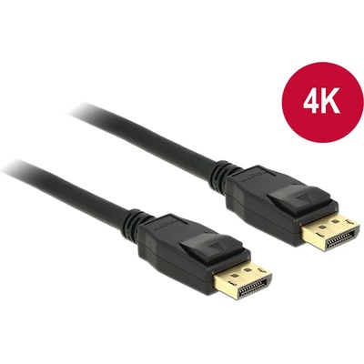 Delock Кабел Displayport 1.2 щепсел Displayport щепсел 4K 1 м
