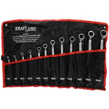 Kraft & Dele Očkové kľúče v textilnom obale 6-32 mm sada 12ks KD10939