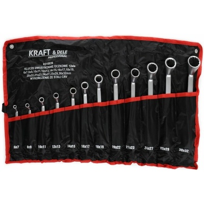 Kraft & Dele Očkové kľúče v textilnom obale 6-32 mm sada 12ks KD10939