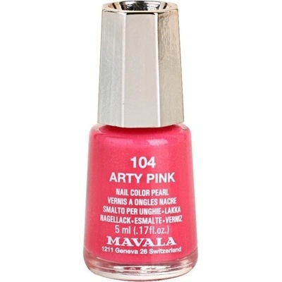 Mavala Techni Colors lak na nehty 104 Arty Pink Nail Color Pearl 5 ml