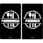 Menu Nfc Карта за Дигитално Меню на Заведение - Двуезична с Двустранен Печат - 95712