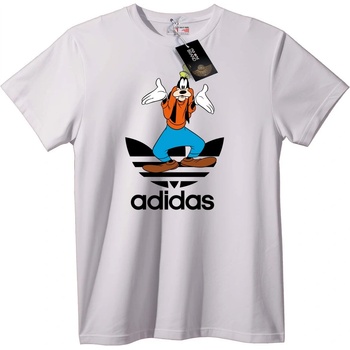 NOONEBRAND Adidas Тениска с Goofy - 2XL, Black
