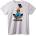 NOONEBRAND Adidas Тениска с Goofy - 2XL, Black