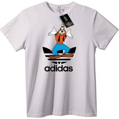 NOONEBRAND Adidas Тениска с Goofy - 2XL, Black