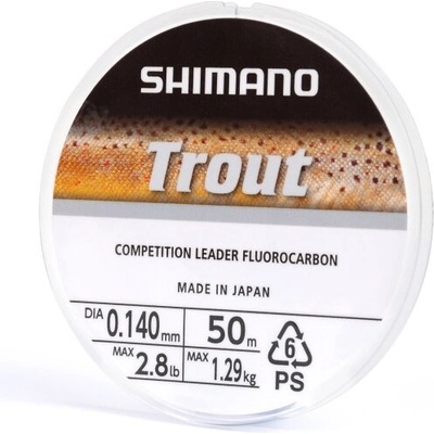 Shimano Fluorocarbon Line Trout Competition Fluoro grey 50 m 0,12 mm 1,05 kg – Hledejceny.cz